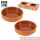 2 er Set Terrakotta Schalen Tapas Form Emailliert  16cm auch für Backofen